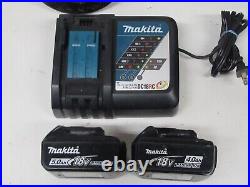 Makita 3 Piece Combo Kit XVJ03, XSS02, XMT03, 2 Batteries, Charger, + Bag