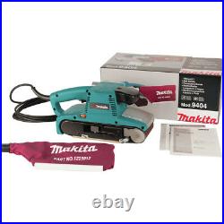 Makita 8.8 Amp 4 in. X 24 in. Variable Speed Belt Sander with Dust Bag 9404 New