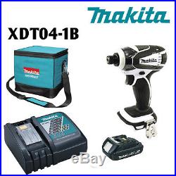Makita A Grade XDT04-1BAT BL1815N 18V LXT Li-Ion Cordless Impact Driver Kit