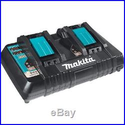 Makita BL1850B2DC2X 18V LXT Li-Ion Battery & Dual Port Charger Starter Pack