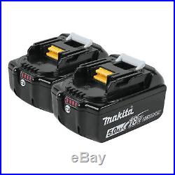 Makita BL1850B 18 Volt LXT 5.0Ah Lithium-Ion Battery Pair with Dual Port Charger