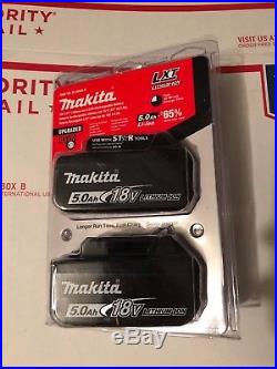 Makita BL1850B-2 18V GENUINE Battery 5.0 AH Fuel Gauge NEW In PACKAGE
