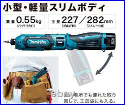 Makita Blcak Impact Driver TD022DSHXB / 2 Batteries & Charger from Japan New