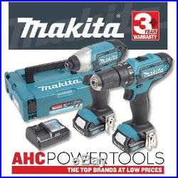 Makita CLX202AJ 2 Piece Cordless Kit 10.8V CXT Li-ion 2 x 2.0Ah Batteries