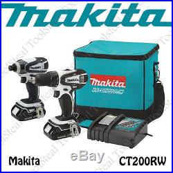 Makita CT200RW 18 Volt Compact Lithium-Ion Cordless Combo Kit (2-Pc) withWARRANTY