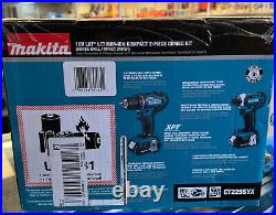 Makita CT225SYX 18V LXT Lithium-Ion Compact Combo Kit