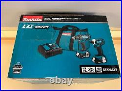 Makita CT225SYX 18V LXT Lithium-Ion Compact Combo Kit New