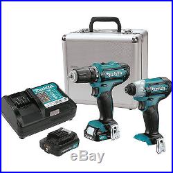 Makita CT226RX 12-Volt MAX CXT Lithium-Ion Cordless 2-Piece Combo Kit with Case