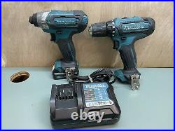 Makita CT226 12V CXT Lithium-Ion Cordless 2-Piece Combo Kit ONEBATTERY ONLY
