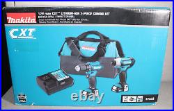 Makita CXT 12V Max Lithium-Ion Cordless Drill Driver / Impact Driver Combo Kit