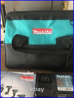 Makita Combo Drill /Impact Driver Kit With Charger & Battery, Tool Bag