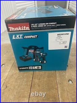 Makita Combo Kit Driver Drill Impact Driver 18V Lithium-Ion CT225SYX 2 Piece