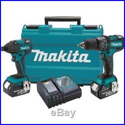 Makita Combo Kit XT248 18V LXT Cordless Brushless Impact & Hammer Drill Kit