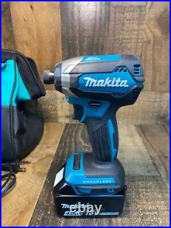 Makita Cordless Hammer Drill/impact Driver, 2 4ah Batteries And Char (a1d002105)