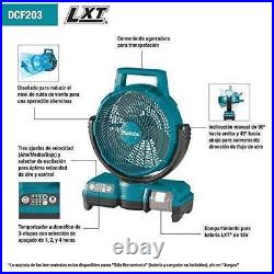 Makita DCF203Z 18V LXT Lithium-Ion Cordless 9-1/4 Fan, Tool Only