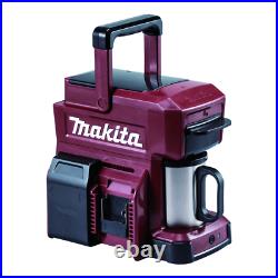 Makita DCM501ZAR 18v Coffee Machine Red Ltd Edition Cordless Body Only