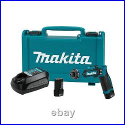 Makita DF012DSE 7.2V Lithium-Ion 1/4 Hex Driver-Drill Kit with Auto-Stop Clutch