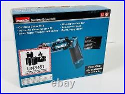 Makita DF012DSE 7.2V Lithium-Ion 1/4 Hex Driver-Drill Kit with Auto-Stop Clutch