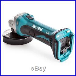 Makita DGA452Z 18V 115mm Cordless Angle Grinder With Free Tape Measures 8M
