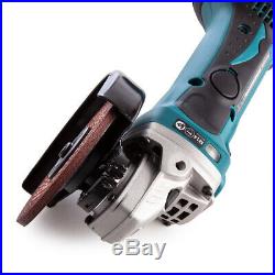 Makita DGA452Z 18V 115mm Cordless Angle Grinder With Free Tape Measures 8M