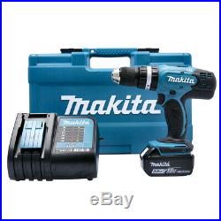 Makita DHP453FX12 18v Combi Drill With 1x 3.0Ah Battery & 101 Pcs Accessory Set