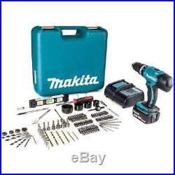 Makita DHP453SFTK 18v LXT Combi Drill inc 1x 3.0Ah Batt & 101 Pc Accessory Case