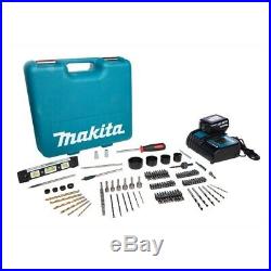 Makita DHP453SFTK 18v Lithium Combi Hammer Drill + 101 Piece Screwdriver Bit Set