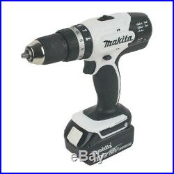 Makita DHP453SMWX 18v Combi Hammer Drill + 101 Piece Screwdriver Bit Set + 4ah