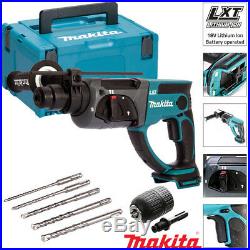 Makita DHR202Z 18V Cordless SDS+ Rotary Hammer Drill + 5pcs Acc & Chuck & Case