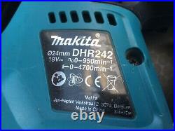 Makita DHR242Z 18V Li-ion Cordless Brushless SDS+ Rotary Hammer Drill+ 3.0ah bat