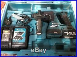 Makita DHR242 18V Brushless SDS+ Rotary Hammer Drill + Battery And Charger