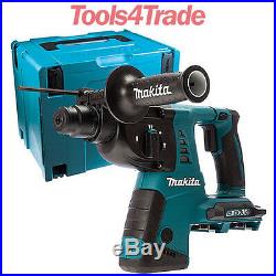 Makita DHR263ZJ Twin 18V SDS+ Rotary Hammer Body Only in Makpac Type 4 Case
