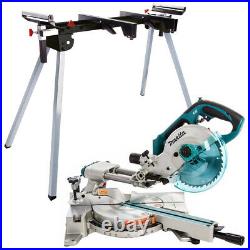 Makita DLS713Z 18V LXT Cordless 190mm Slide Compound Mitre Saw With Leg Stand