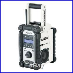 Makita DMR109W DAB 10.8v-18v White LI-ion Job Site Radio + Battery + Charger