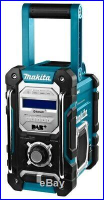 Makita DMR112 Digital DAB Site Radio DAB+ Bluetooth USB Charger + 18v Battery
