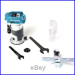 Makita DRT50ZJ 18V Brushless Router/Trimmer With 12 Piece 1/4 Cutter Set