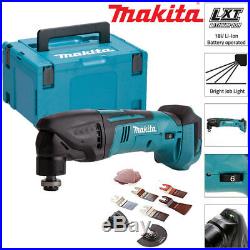 Makita DTM50Z 18v Li-ion Oscillating Multi Tool With Case & 17 Pc Accessories