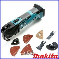 Makita DTM51Z 18v LXT Cordless Multi Tool Body With Wellcut 35pc Accessories Set