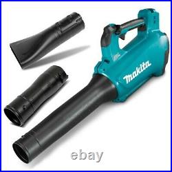 Makita DUB184Z LXT 18v Lithium Cordless Brushless Leaf Blower + Nozzles + Strap