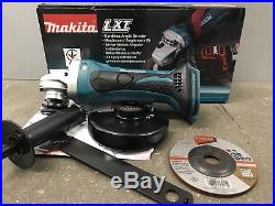 Makita Dga452z 18v Cordless Angle Grinder Lxt 115mm Body Only