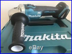 Makita Dga504z 18v Brushless Slide Switch 125mm Angle Grinder + Makpac Case