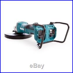 Makita Dga900z Twin 18v Lxt Brushless Paddle Switch 230mm Angle Grinder Body Onl