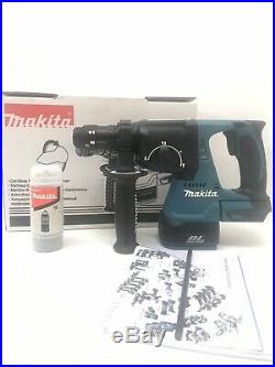 Makita Dhr243z 18v 24mm Sds Plus Brushless Rotary Hammer Drill + Chuck