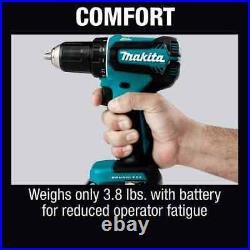 Makita Drill Driver Combo Kit 18-Volt Lithium-Ion Brushless Cordless Charger Bag
