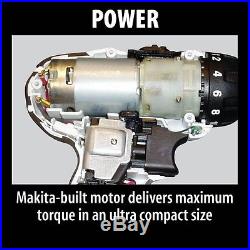Makita FD02W 12V Max Lithium-Ion Cordless 3/8 Inch Driver Drill Full Tool Kit