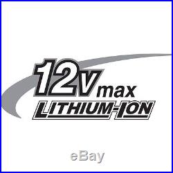 Makita FD02W 12V Max Lithium-Ion Cordless 3/8 Inch Driver Drill Full Tool Kit