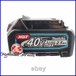 Makita GPH01Z XGT 40V Brushless Cordless 1/2 Hammer Driver Drill 2.5 Ah Battery