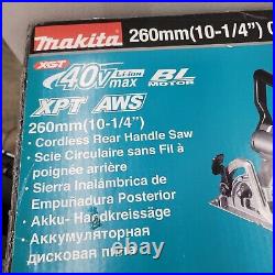 Makita GSR02M1 40V Max XGT Rear Handle 10-1/4 in. Circular Saw Kit with Battery