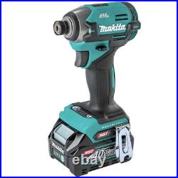 Makita GT201M1D1 40V MAX XGT 1/2 Hammer Drill Driver & 4-Spd Impact Driver New