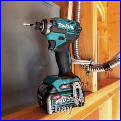 Makita GT201M1D1 40V MAX XGT 1/2 Hammer Drill Driver & 4-Spd Impact Driver New